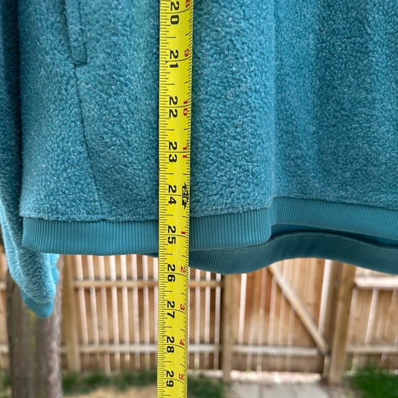 Nike Funnel Neck Sweatshirt Therma Fleece Pullover Large Teal - Picture 9 of 16